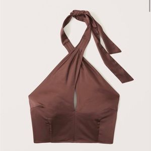 NWT Satin Abercrombie Women’s top